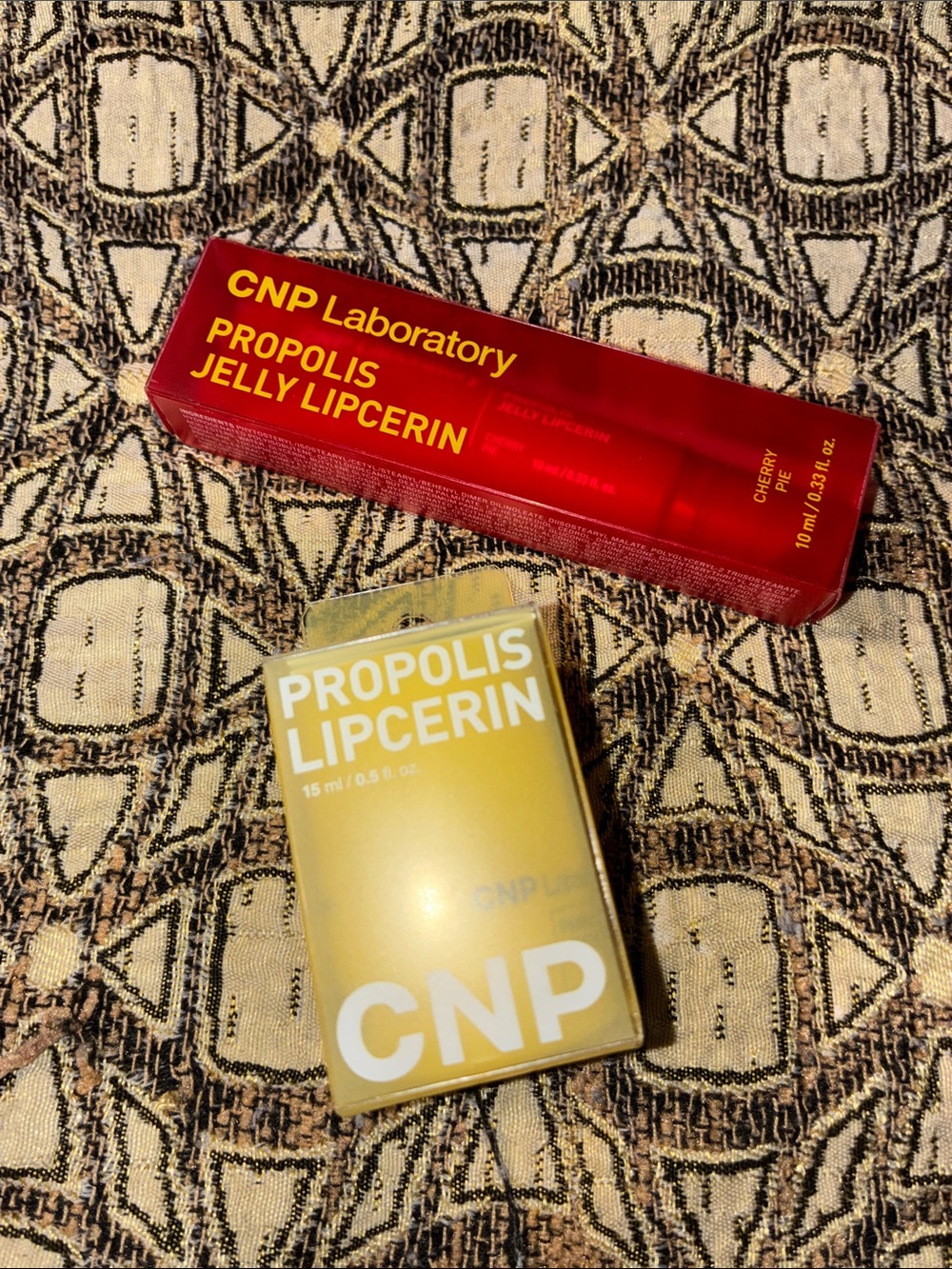 CNP Laboratory Propolis Jelly Lipcerin Set - Red & Gold Packaging